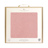 Pram Knitted Blanket - Dusty Rose
