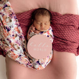 Jersey Wrap & Topknot Set - Blushing Beauty