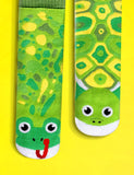 Pals Socks Kids Sml - Frog & Turtle