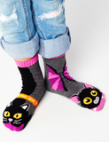Pals Socks Kids Sml - Bat & Black Cat
