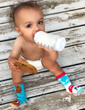 Pals Socks Kids Sml - Milk & Cookies