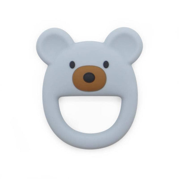 Teether - Bear Dusty Blue
