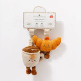 2pk Stroller Toys Mini Market Brunch - Coffee & Croissant