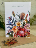 Card - Birthday Australian Florals C