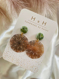 HxH Dangles - Starburst Green Jade