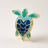 Happily Plants Pin - Sea Turtle Heart