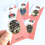 Jubly Umph Lapel Pin - I'm Ready For New Beginnings