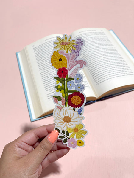 Die Cut Bookmark- Wildflowers