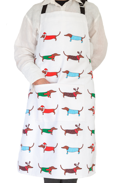 Apron - Xmas Dogs