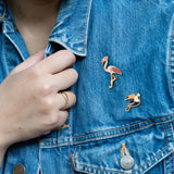 Happily Plants Pin - Bird Pink Flamingo