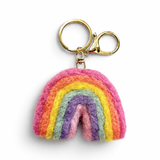 Felt Rainbow Keychain - Fairy Floss