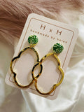 HxH Dangles - Lantern Pink Quartz