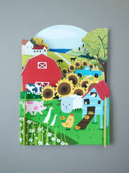 Pop Up Card - Farm