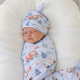 Jersey Wrap & Beanie Set - To The Rescue