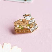 Occasionalish Pin - Tea and Books