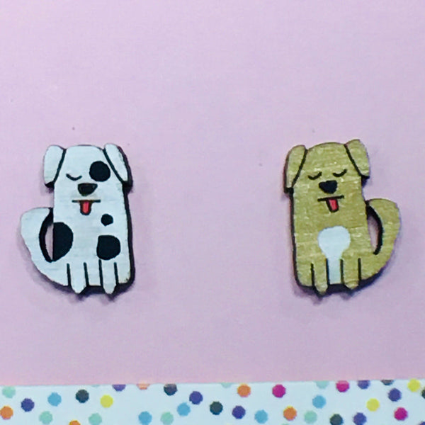 Studs: Dogs: Spotty Dog + Gold Dog