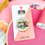 Jubly Umph Lapel Pin - So Many Projects So Little Time