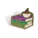 Pin Badge - Pulteney Press (Coffee and Books)