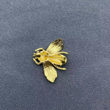 MQ Brooch - Rhinestone Enamel Bee