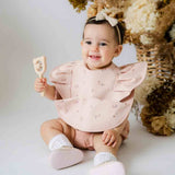 Frill Snuggle Bib - Posy