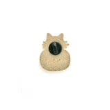 Happily Plants Pin - Pumpkin & Black Cat