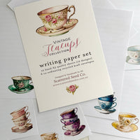 Letter Writing Set - Vintage Teacup