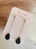 HxH Dangles - Teardrop Blue Marble