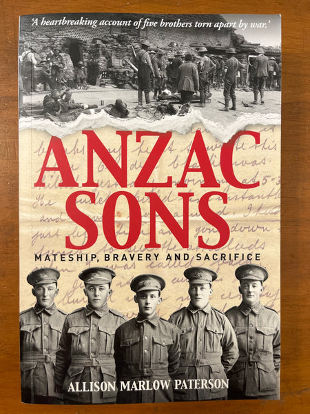 Paterson, Allison Marlow - Anzac Sons (Trade Paperback)