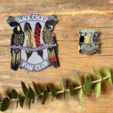 Embroidered Patch - Black Cockie Fan Club