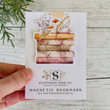 Magnetic Bookmark - Spring Floral Books
