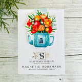 Magnetic Bookmark - Aqua Teapot House