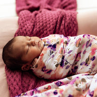 Jersey Wrap & Topknot Set - Blushing Beauty