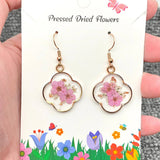 MQ Sml Dangles - Queen Anne's & Daffodil Lace Rose Gold