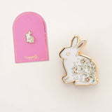 Happily Plants Pin - Rabbit