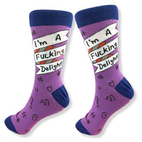 Jubly Umph Large Socks - I'm a Fucking Delight