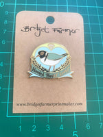 Bridget Farmer Enamel Pin - Hooded Plover Lover