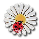 Selatan Brooch - Flower Ladybug