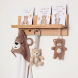 Teething Ring & Dummy Chain Gift Set - Cuddly Bear