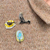 Bridget Farmer Enamel Pin - Senior Birder