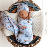 Jersey Wrap & Beanie Set - To The Rescue