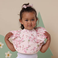Frill Snuggle Bib - Cherry Blossom