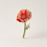 Happily Plants Pin - Flower California Red Poppy