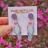 Australian Bird Earrings - Galah