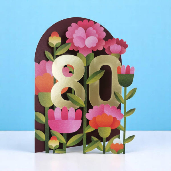 Paper Cut Card - Age 80