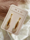 HxH Dangles - Dagger Pink Quartz