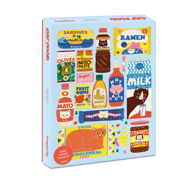 1000 Pc Puzzle - Happily Puzzles - Cat Food