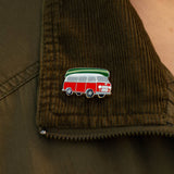 Happily Plants Pin - Vintage Camper Van