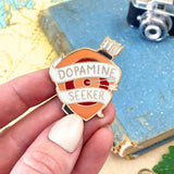 Jubly Umph Lapel Pin - Dopamine Seeker