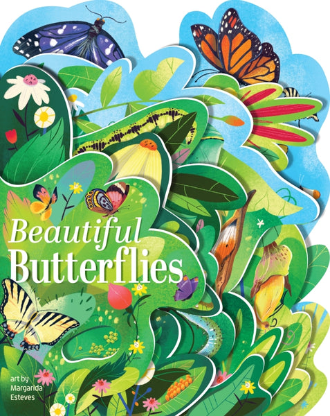 Board Book - Layered View - Beautiful Butterflies