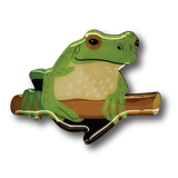 Selatan Brooch - Green Tree Frog